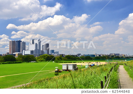 Scenery of Tama River Scenery of Tama River 62544848