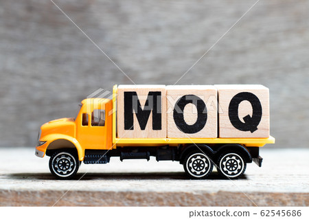 Truck hold letter block in word MOQ 62545686