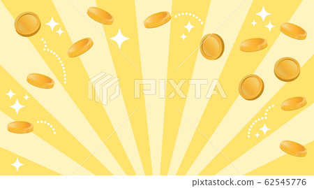 Happy image of flying gold coins (more margins) Happy image of flying gold coins (more margins) 62545776