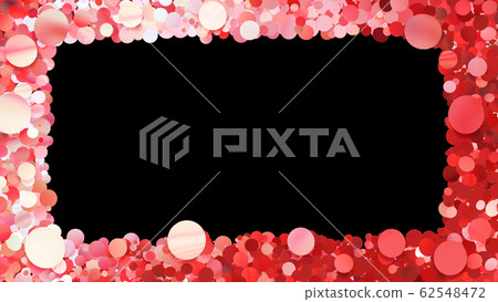 Glitter circle frame frame sequins 3d illustration background 62548472