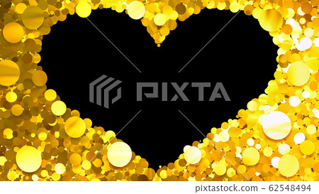 Glitter circle frame frame sequins 3d illustration background 62548494