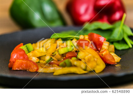 Fresh and healthy vegetable salad Fresh and healthy vegetable salad 62548890