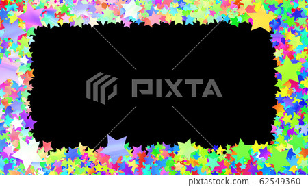 Glitter star star frame picture frame sequins 3d illustration background Glitter star star frame picture frame sequins 3d illustration background 62549360