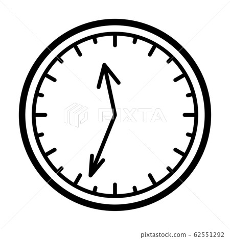 Vector simple icon of clock. Modern concept Vector simple icon of clock. Modern concept 62551292