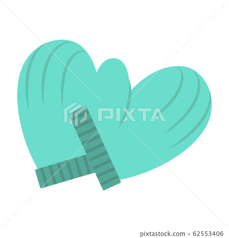 Isolated mitten image Isolated mitten image 62553406