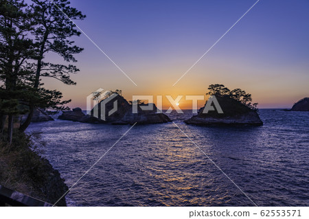 （靜岡縣）西伊豆山都島日落日落 62553571
