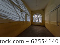 Shadows from the branches on the wall of the empty 62554140