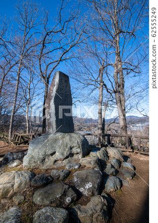 Hachigata Castle Ruins Tayama Flower Bag Monument Hachigata Castle Park Winter Scene 62555249