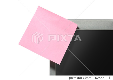 Sticky notes pasted on PC Sticky notes pasted on PC 62555991