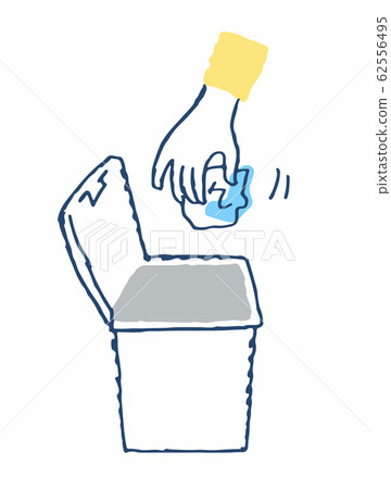 Garbage can and trash with lid 62556495