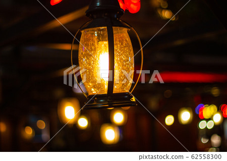 Vintage luxury lighting lamp hanging on wall for home decor, lamp in modern style, warm tone light 62558300