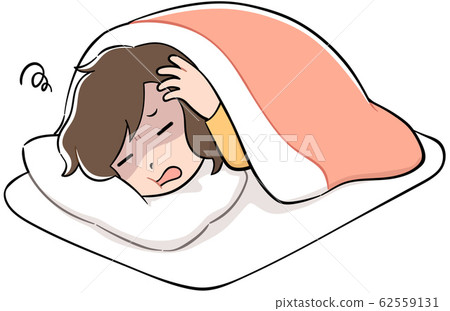 無法擺脫被褥的女人 無法擺脫被褥的女人 62559131