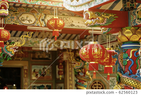 red lantern decoration for Chinese New Year red lantern decoration for Chinese New Year 62560123