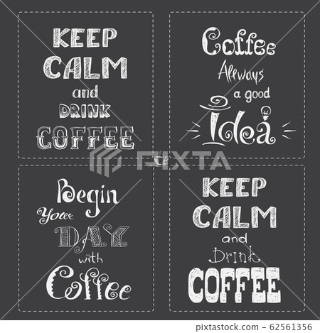 Set Coffee banner or typography Set Coffee banner or typography 62561356