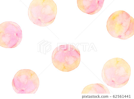 Peach watercolor background material 62561441