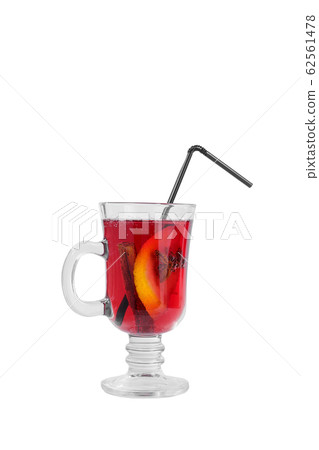 Summer cocktail on isolated white background 62561478