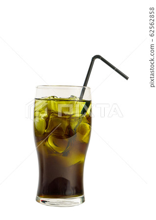 Summer cocktail on isolated white background Summer cocktail on isolated white background 62562858