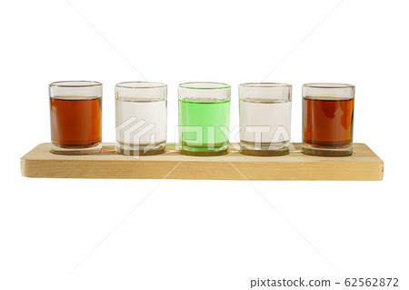Summer cocktail on isolated white background 62562872