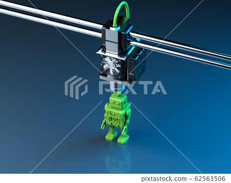 3d printer print robot model 62563506