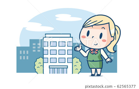 OL人物卡通風格 OL人物卡通風格 62565377