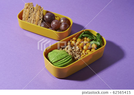 bento lunch with tofu and quinoa bento lunch with tofu and quinoa 62565415