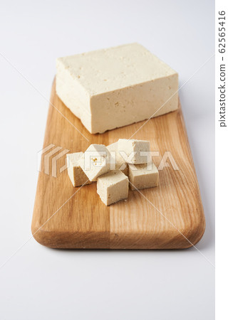 block of fresh tofu 62565416