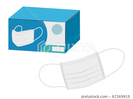 Boxed mask illustration - Stock Illustration [62569918] - PIXTA