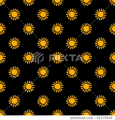 Gold floral pattern on black background. Seamless flower design. Black yellow aesthetic. Great for Gold floral pattern on black background. Seamless flower design. Black yellow aesthetic. Great for 62570439