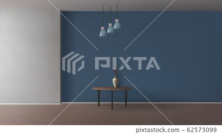 Empty room elegant interior realistic mockup Empty room elegant interior realistic mockup 62573099