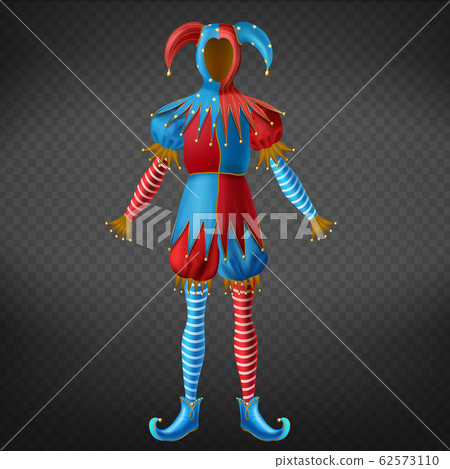Joker motley empty costume 3d realistic Joker motley empty costume 3d realistic 62573110