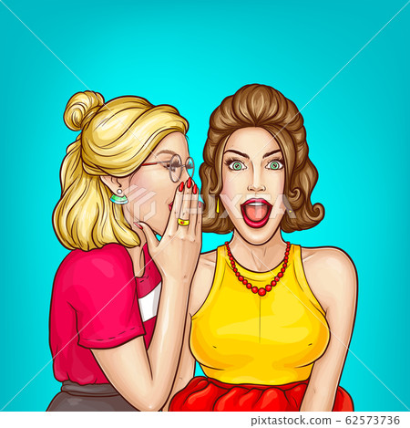 gossip of girls, excited sexy women gossip of girls, excited sexy women 62573736