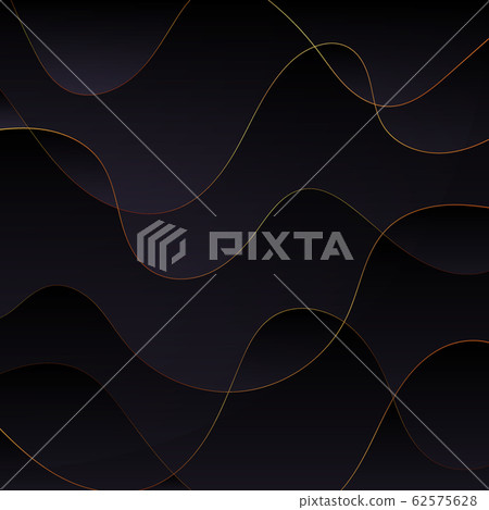 Abstract background with black paper layers. Vector geometric illustration .Golden glittering dots. Graphic design element. Elegant decoration Abstract background with black paper layers. Vector geometric illustration .Golden glittering dots. Graphic design element. Elegant decoration 62575628