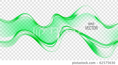 Vector smooth green wave background Vector green wave Vector smooth green wave background Vector green wave 62575630