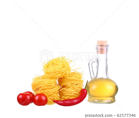 Ingredients for pasta. Spaghetti,cherie,chili, 62577346