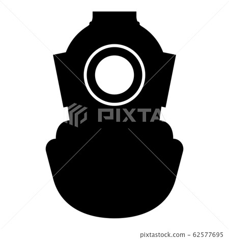 Diver helmet Underwater scuba vintage concept  62577695