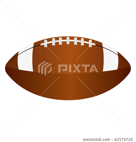 Isolated american football ball 62578720