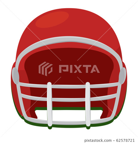 Isolated american football helmet Isolated american football helmet 62578721