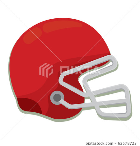 Isolated american football helmet 62578722