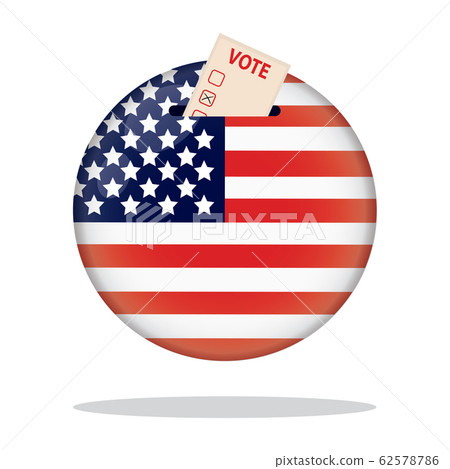 Election day button Election day button 62578786