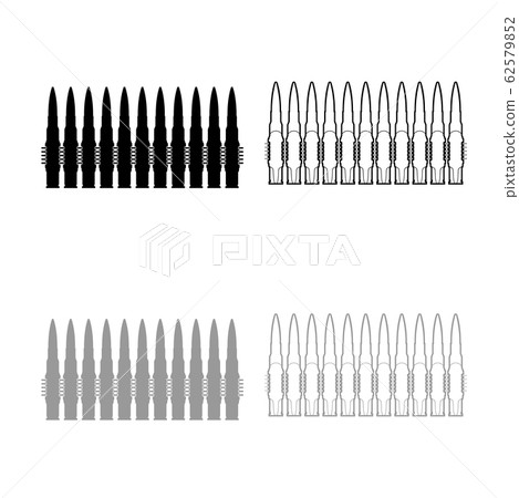 Bullets in row belt Machine gun cartridges Bullets in row belt Machine gun cartridges 62579852
