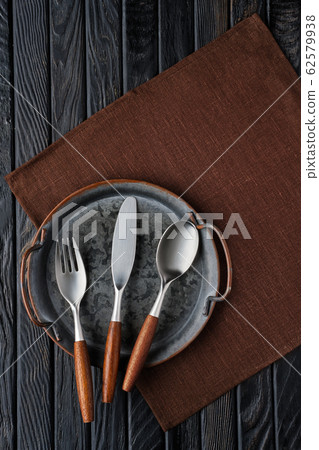 Stylish cutlery set of knife, spoon, fork Stylish cutlery set of knife, spoon, fork 62579938