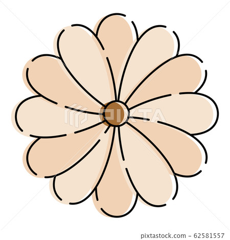 Isolated beatiful flower icon 62581557