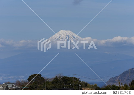 拍攝於富士山和伊豆半島西伊豆與雪 62581708