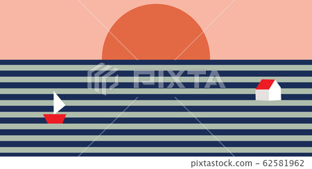 Colorful background with landscape, abstract mountains. Abstract colored backdrop with hand-drawn elements or curves. Creative vector illustration - poster design. Colorful background with landscape, abstract mountains. Abstract colored backdrop with hand-drawn elements or curves. Creative vector illustration - poster design. 62581962