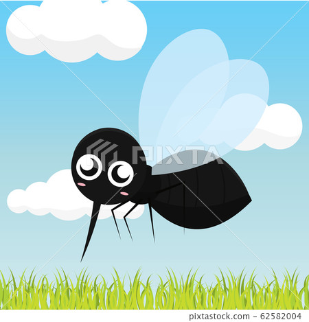 Happy mosquito cartoon 62582004