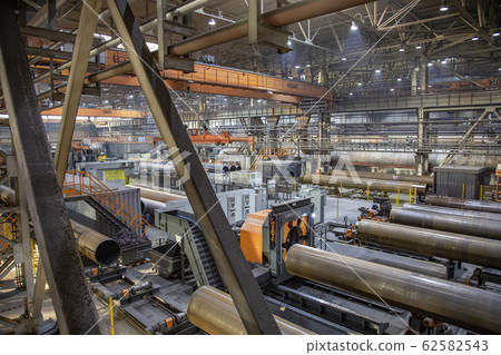 Industrial workshop of a gas pipe factory 62582543