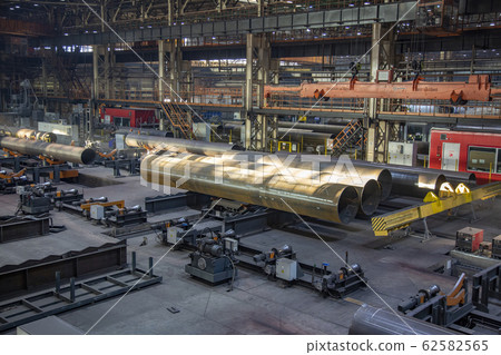 Industrial workshop of a gas pipe factory 62582565