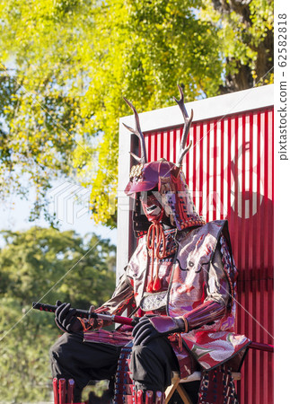 Armor helmet warlord armor Sengoku period image material 62582818