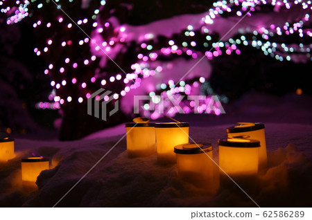 Hirosaki Castle Snow Lantern Festival 62586289