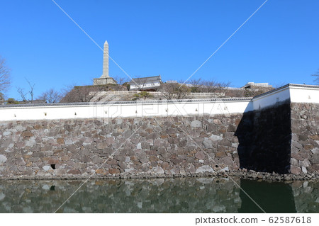 ■甲府城堡■舞鶴城公園■陽光■山梨縣■冬天 ■甲府城堡■舞鶴城公園■陽光■山梨縣■冬天 62587618
